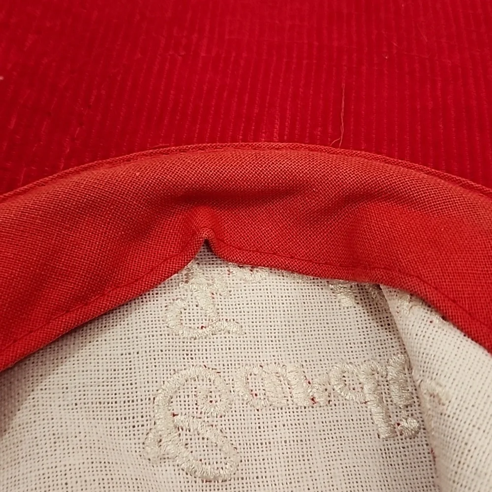 Rare Vintage AmaPro Cardinal Football Corduroy Adjustable Hat Baseball Cap 80s